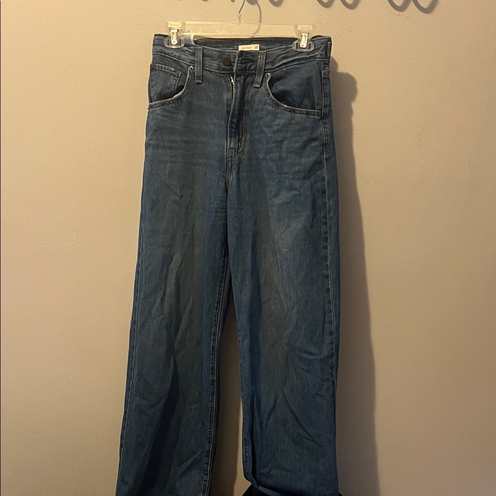 Levi's Women's High Rise Jeans - - cinch baggy